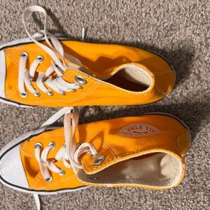 Converse Women's Sneakers in Bright Orange